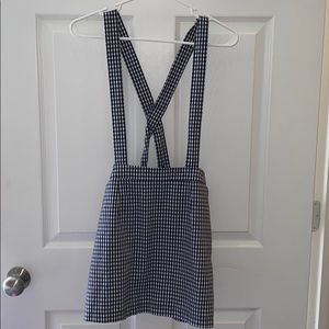 ~plaid overall skirt~ Forver 21